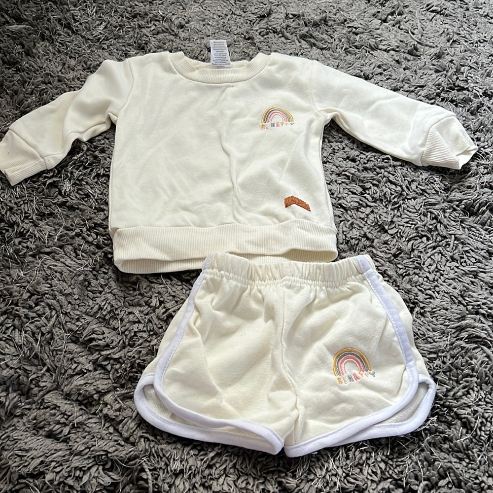 Long sleeve short set